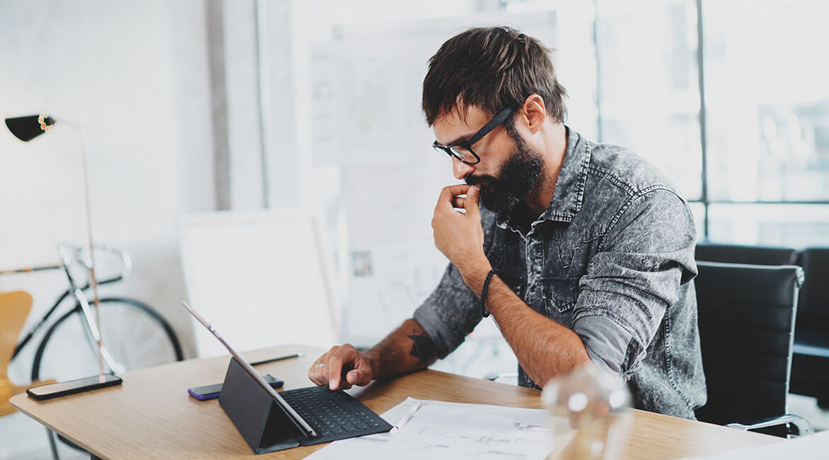 Gentleman on his mobile device | Bowen Digital Search Engine Optimization & Digital Marketing Services | Nashville, TN